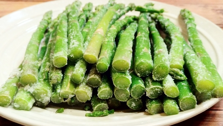 レビュー 冷凍 グリーンアスパラホール 業務スーパー